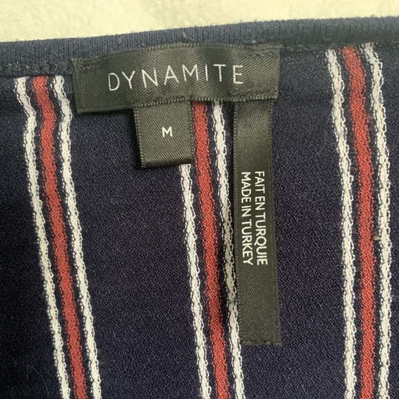 Dynamite Navy Bodysuit Size M - Picture 2 of 4